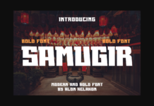 Samugir Font Poster 1