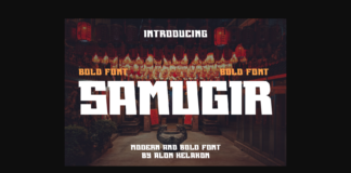 Samugir Font Poster 1