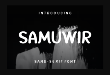 Samuwir Font Poster 1