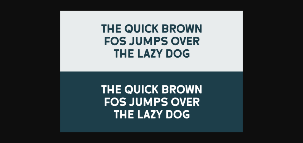 Sance Font Poster 7
