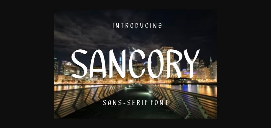 Sancory Font Poster 3