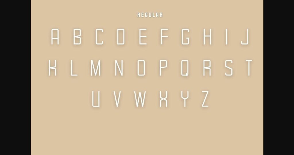 Sandbox Font Poster 4