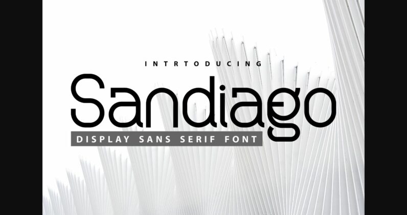 Sandiago Font Poster 3