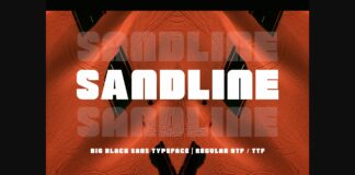 Sandline Font Poster 1