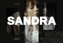 Sandra Font Poster 1