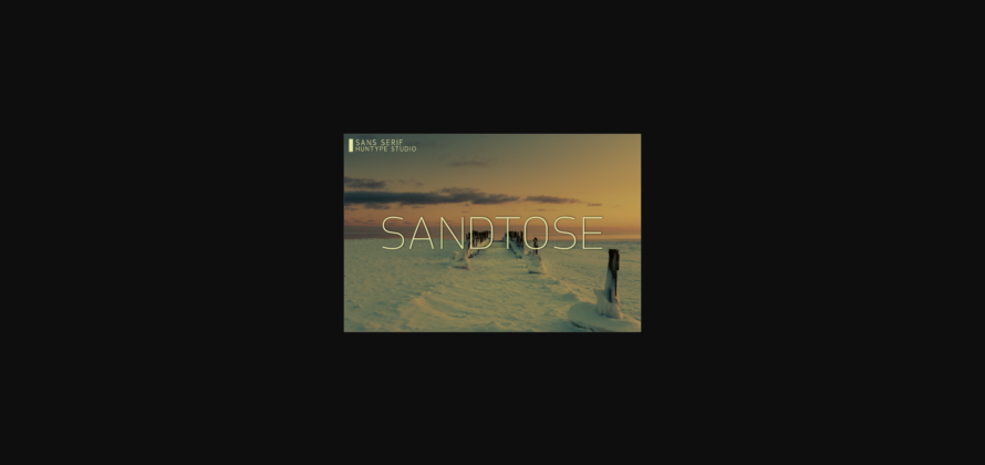 Sandtose Font Poster 3