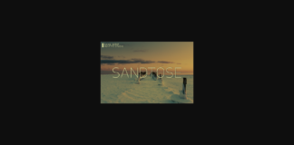 Sandtose Font Poster 1