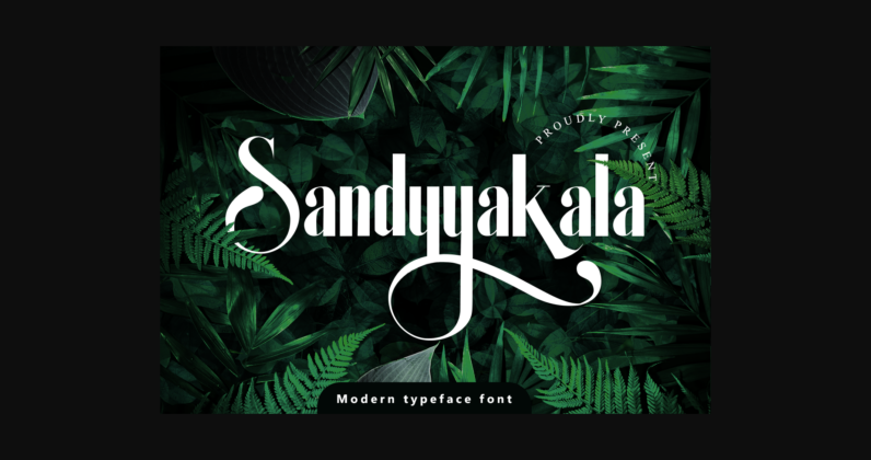 Sandyyakala Font Poster 3