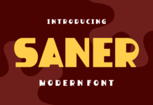 Saner Font Poster 1