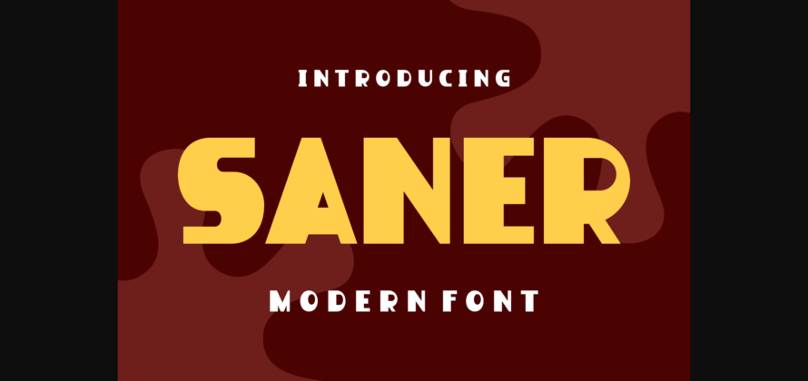 Saner Font Poster 1