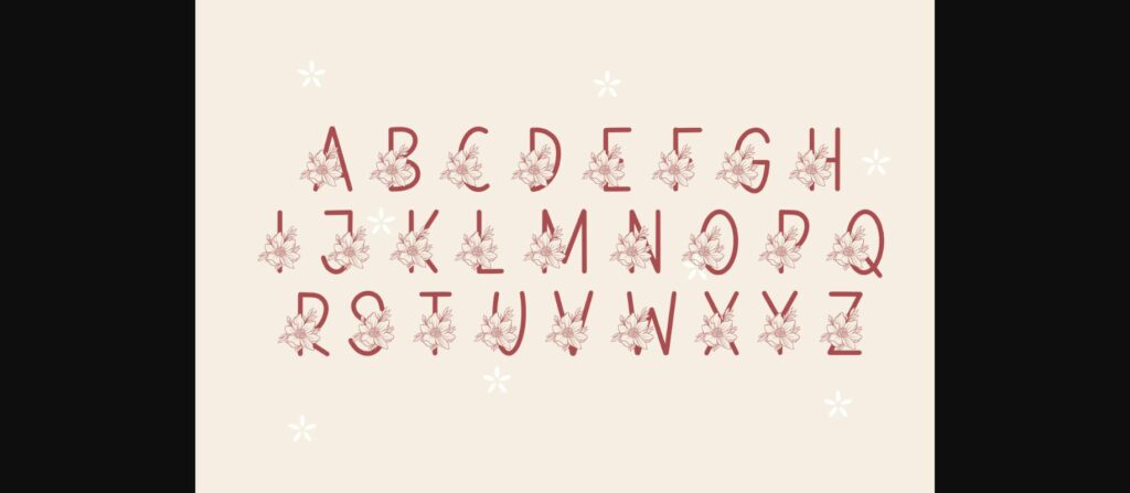 Sanflow Monogram Font Poster 5