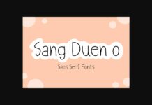 Sang Duen O Font Poster 1