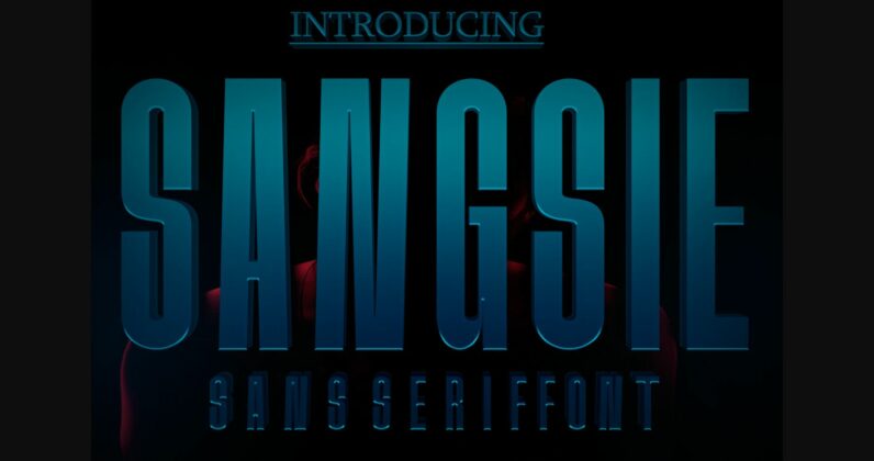 Sangsie Font Poster 3