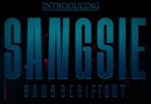 Sangsie Font Poster 1