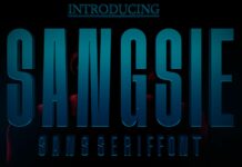 Sangsie Font Poster 1