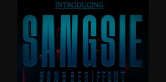 Sangsie Font Poster 1