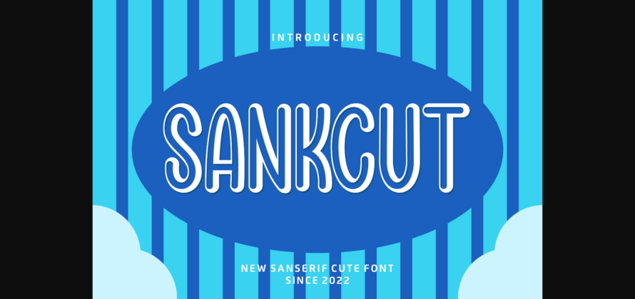 Sankcut Font Poster 3