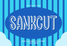 Sankcut Font Poster 1