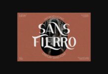 Sans Fierro Font Poster 1