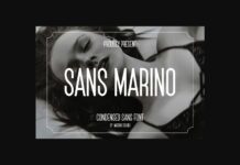 Sans Marino Font Poster 1