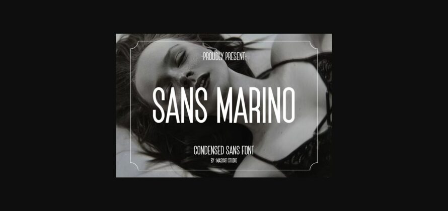 Sans Marino Font Poster 1