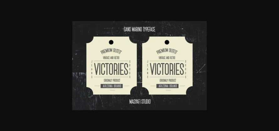 Sans Marino Font Poster 9