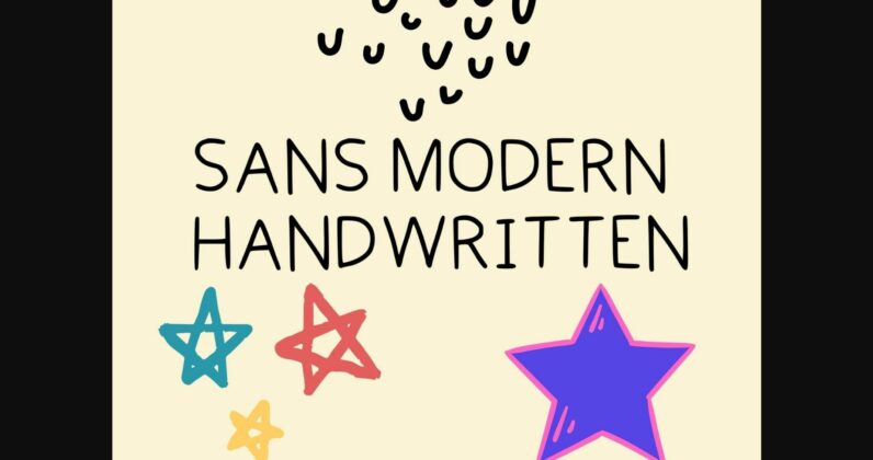 Sans Modern Font Poster 3