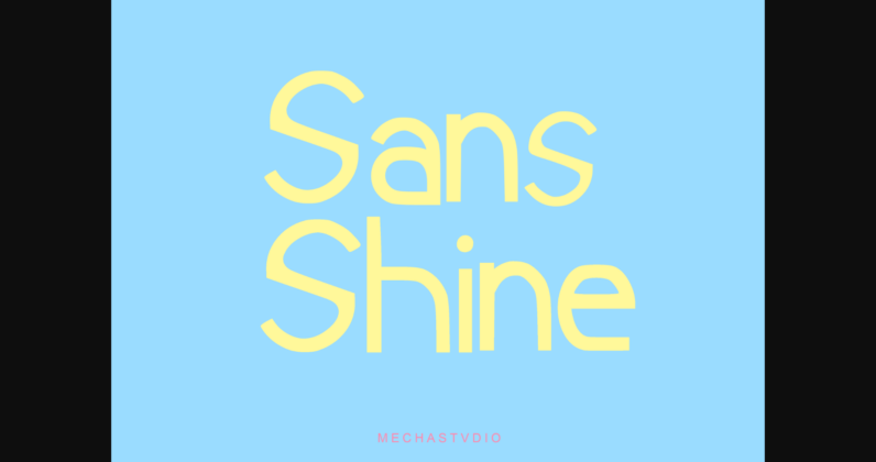 Sansrise Font Poster 4