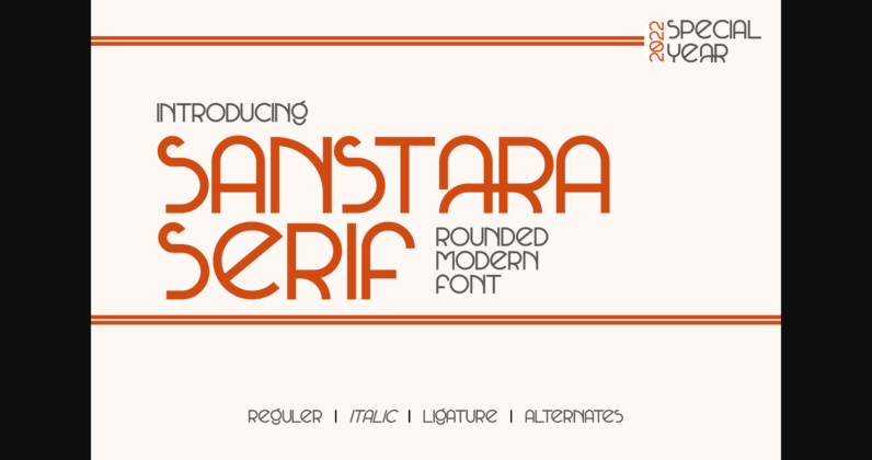 Sanstara Font Poster 3