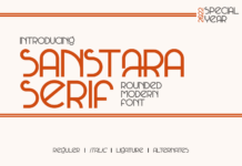 Sanstara Font Poster 1