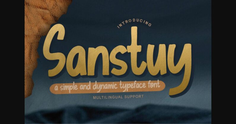 Sanstuy Font Poster 3