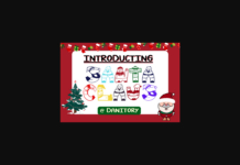 Santa Claus Font Poster 1