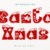 Santa Xmas Font