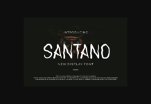 Santano Font Poster 1