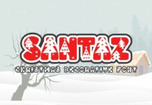 Santaz Font Poster 1
