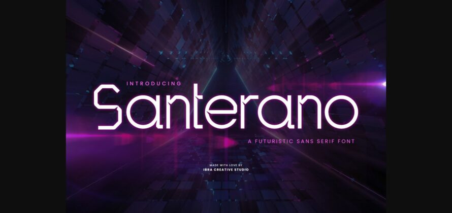 Santerano Font Poster 3