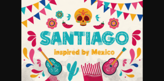 Santiago Font Poster 1