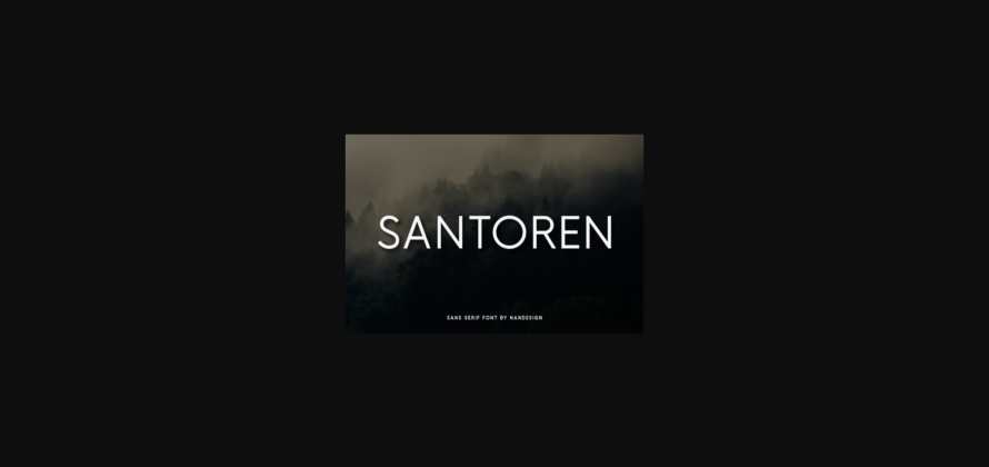 Santoren Font Poster 3