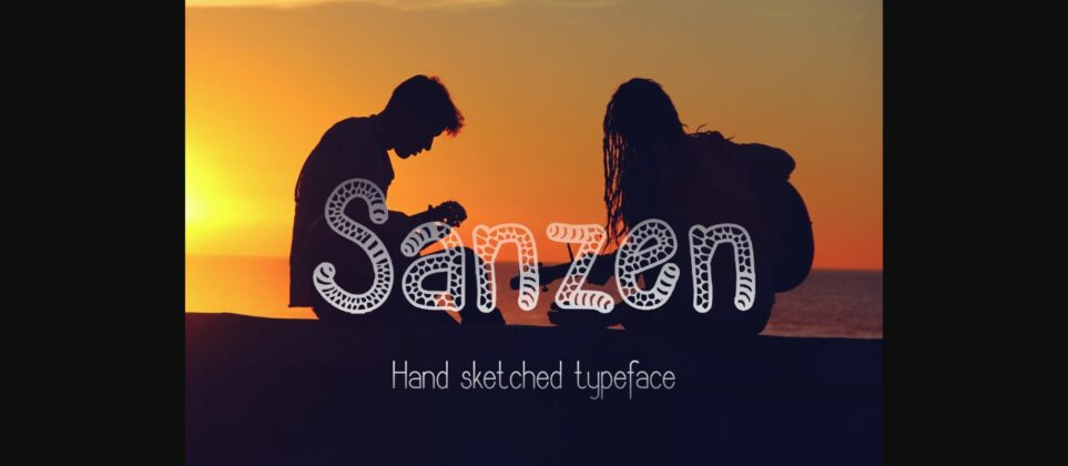Sanzen Font Poster 3