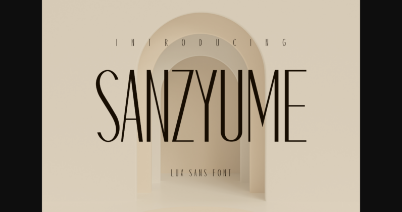 Sanzyume Font Poster 3