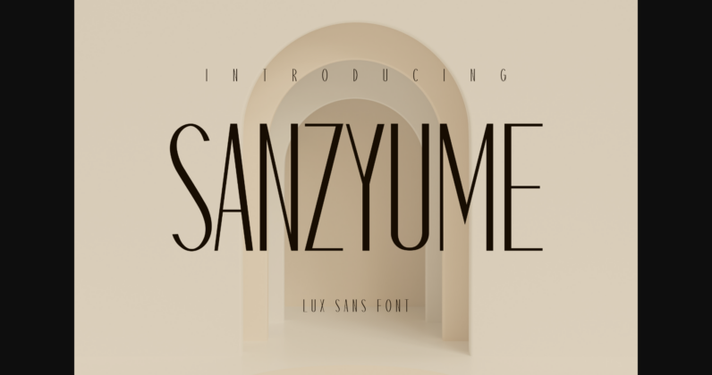 Sanzyume Font Poster 1