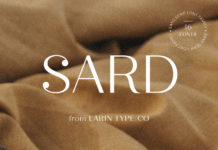 Sard Font Poster 1