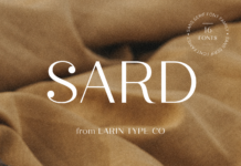 Sard Font Sard Font Poster 1