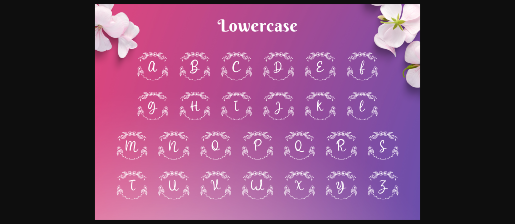 Sarimin Monogram Font Poster 8