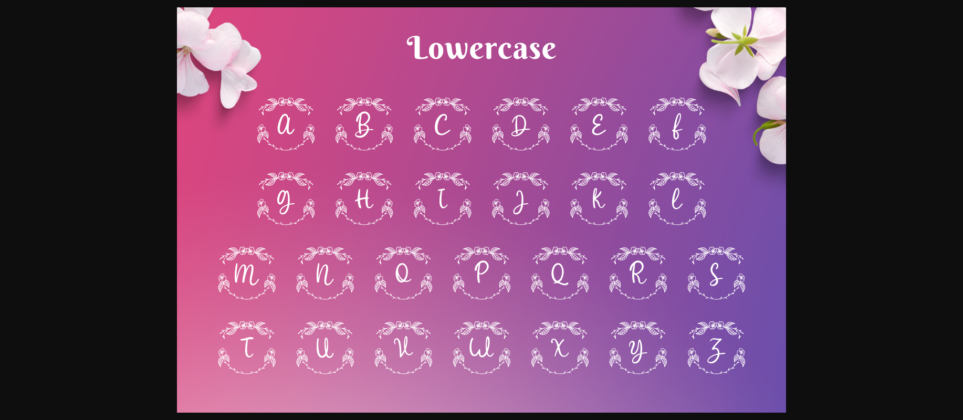 Sarimin Monogram Font Poster 8