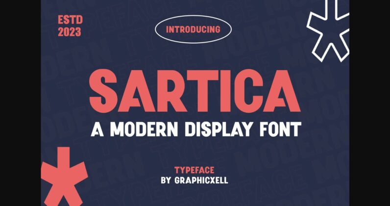 Sartica Font Poster 3