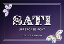 Sati Font Poster 1