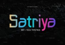 Satriya Font Poster 1