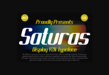 Saturas Font Poster 1