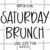 Saturday Brunch Font